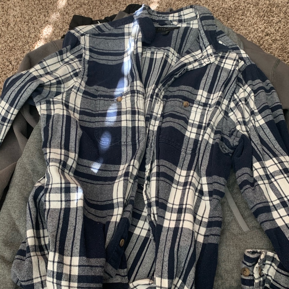 Blue flannel